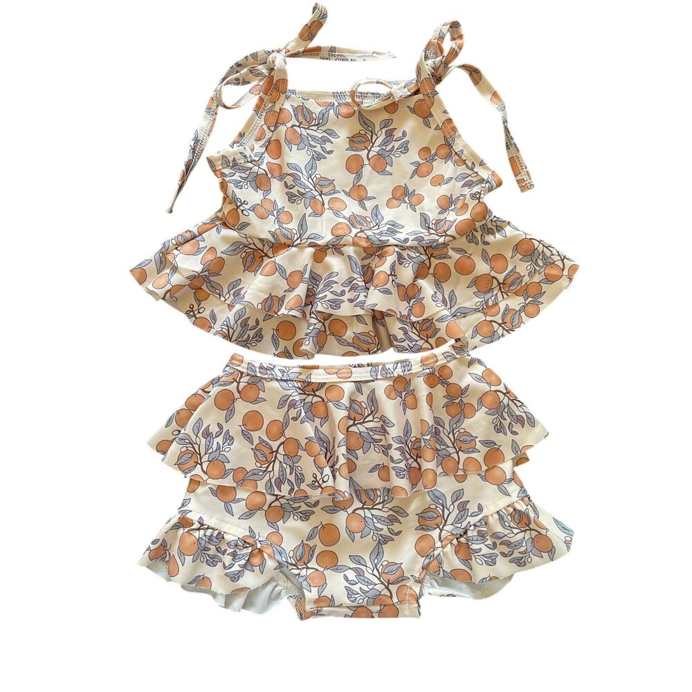 NWOT! Peaches Baby Girl Tankini Swimsuit 6 MONTHS